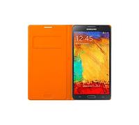 Samsung EF-WN900BOEGWW Flip Wallet per Galaxy Note 3, Arancione