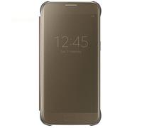 Samsung EF-ZG930CFEGWW Clear View Cover Custodia per Galaxy S7, Oro (Gold)