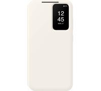 Samsung Smart View Wallet Cover custodia a portafoglio con finestra di visione notifiche per Galaxy S23, Crema