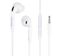 Samsung EG920 Premium in Ear Cuffie Stereo per EO eg920bw Galaxy S3 I9300 Cavo Piatto Bianco