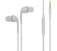 Samsung EHS64AVFWE Stereo Headset, con Controllo del Volume per Galaxy S3 I9300, Galaxy Note N7000 I9220, Cavo Tondo, colore: Bianco in bulk pack