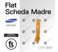 SAMSUNG FLAT COLLEGAMENTO SCHEDA MADRE A30s A307 ORIGINALE FLEX DOCK CARICA LCD