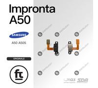 SAMSUNG FLAT SENSORE IMPRONTA DIGITALE A50 A505/ A80 A805 ORIGINALE FLEX FINGERP