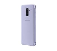 SAMSUNG Flip Portafoglio CUSTODIA per Samsung Galaxy A6+ 2018, Lavanda