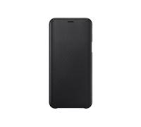 SAMSUNG Flip Portafoglio CUSTODIA per Samsung Galaxy J6 2018, Nero