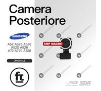 SAMSUNG FOTOCAMERA POSTERIORE 5MP MACRO A52 A525 A52S A528 A72 FLAT FLEX BACK