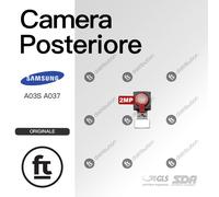 SAMSUNG FOTOCAMERA POSTERIORE A03S A037 13+2MP ORIGINALE FLAT FLEX BACK CAMERA