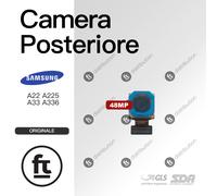 SAMSUNG FOTOCAMERA POSTERIORE A22 A225 - A33 A336 48MP ORIGINALE MODULO CAMERA