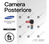 SAMSUNG FOTOCAMERA POSTERIORE A32 4G/5G A325/A326 8MP ORIGINALE FLAT BACK CAMERA