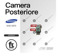 SAMSUNG FOTOCAMERA POSTERIORE S10E G970 12+16MP ORIGINALE FLAT FLEX MODULO CAMER