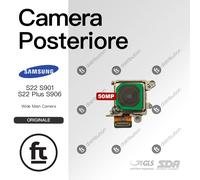 SAMSUNG FOTOCAMERA POSTERIORE S22 S901 / S22+ S906 50MP ORIGINALE