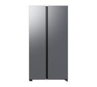 Samsung Frigorifero Side by Side AI RS70F65QET/EF, All-Around Cooling, Wifi con AI Energy Mode, Total No Frost, SpaceMax, 655 L, LxAxP: 91,2 x 178,4 x 72,6 cm, Metal Inox