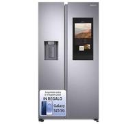 Samsung RS6HA8891SL frigorifero Side by Side Family Hub™ Libera installazione con congelatore 614 L connesso con monitor integrato Classe E,Inox