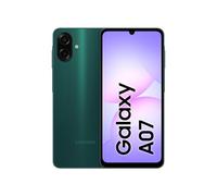Samsung Galaxy A07 LTE, smartphone Android, 128 Go de stockage, 4 Go de RAM, vert, 6 mises à niveau du système d'exploitation, grand écran, processeur 6 nm (version Émirats arabes unis)