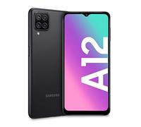 Samsung Galaxy A12, Smartphone, Display 6.5" HD+, 4 Fotocamere Posteriori, 128 GB Espandibili, RAM 4 GB, Batteria 5000 mAh, 4G, Dual Sim, Android 10, 205 g, Ricarica Rapida [Versione Italiana], Nero