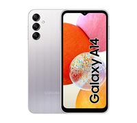 Samsung Galaxy A14 Smartphone Android, Display LCD FHD+ 6.6", 4GB RAM, 64GB Memoria interna espandibile, Batteria 5.000 mAh, Silver [Versione italiana]