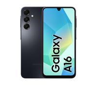 Samsung Galaxy A16, 3 anni di Garanzia del produttore, Android 14, Display Super AMOLED 6.7" FHD+, 4GB RAM, 128GB, Batteria 5.000 mAh, IP54, memoria espandibile, Black [Versione Italiana]