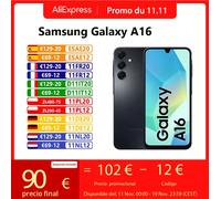 Samsung Galaxy A16 4G Smartphone 4GB 128GB MTK 6.7 "90Hz Display Super AMOLED Fotocamera da 50MP Batteria da 5000 mAh Versione Medio Oriente