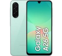 Samsung Galaxy A26 5G, Smartphone con Funzioni intelligenti, Display Super AMOLED 6.7”, 6GB RAM, 128GB, Batteria 5.000 mAh, memoria espandibile, Mint