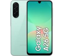 Samsung Galaxy A26 5G, Smartphone con Funzioni intelligenti, Display Super AMOLED 6.7”, 8GB RAM, 256GB, Batteria 5.000 mAh, memoria espandibile, Mint