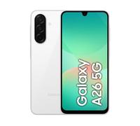 Samsung Galaxy A26 5G, Smartphone con Funzioni intelligenti, Display Super AMOLED 6.7”, 8GB RAM, 256GB, Batteria 5.000 mAh, memoria espandibile, White