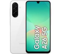 Samsung Galaxy A26 5G, Smartphone con Funzioni intelligenti, Display Super AMOLED 6.7”, 8GB RAM, 256GB, Batteria 5.000 mAh, memoria espandibile, White