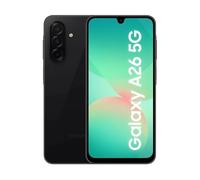 Samsung Galaxy A26 5G, Smartphone con Funzioni intelligenti, Display Super AMOLED 6.7”, 6GB RAM, 128GB, Batteria 5.000 mAh, memoria espandibile, Black