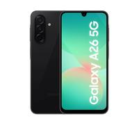 Samsung Galaxy A26 5G, Smartphone con Funzioni intelligenti, Display Super AMOLED 6.7”, 6GB RAM, 128GB, Batteria 5.000 mAh, memoria espandibile, Black