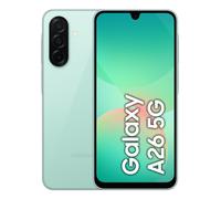 Samsung Galaxy A26 5G, Smartphone con Funzioni intelligenti, Display Super AMOLED 6.7”, 6GB RAM, 128GB, Batteria 5.000 mAh, memoria espandibile, Mint