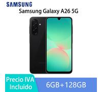 Samsung Galaxy A26 5G, Smartphone, Schermo AMOLED da 6,7", Fotocamera da 50 MP, 120 Hz, 5000 mAh, IP67 Black