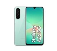 Samsung Galaxy A26 5G, Smartphone con Funzioni intelligenti, Display Super AMOLED 6.7”, 6GB RAM, 128GB, Batteria 5.000 mAh, memoria espandibile, Mint
