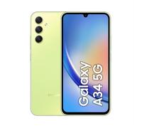 Samsung Galaxy A34 5G Display FHD+ Super AMOLED 6.6”, Android 13, 6GB RAM, 128GB, Doppia SIM, Batteria 5.000 mAh, Awesome Lime