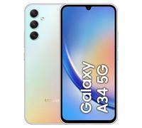 Samsung Galaxy A34 5G 16,8 cm (6.6") Dual SIM ibrida USB tipo-C 6 GB 128 GB 5000 mAh Argento