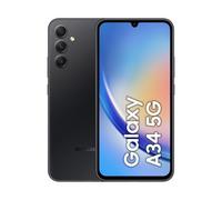 Samsung Galaxy A34 5G Display FHD+ Super AMOLED 6.6”, Android 13, 6GB RAM, 128GB, Doppia SIM, Batteria 5.000 mAh, Awesome Graphite