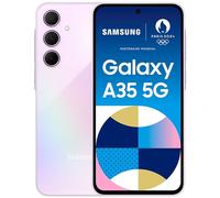 Samsung Galaxy A35 5G 128 GB Lilac Smartphone - [Versione Tedesca, Spagnola, Francese, UK, Belga, Olandese, Danese, Finlandese, Norvegese, Svedese]
