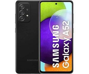 Samsung Galaxy A52 Smartphone, Display Infinity-O FHD+ da 6,5 pollici, 6 GB RAM e 128 GB di memoria interna espandibile, Batteria 4.500 mAh e ricarica Ultra-Rapida Black [Versione Italiana]