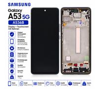 Samsung Galaxy A53 5G A536B Display Originale Touch Screen Frame Nero