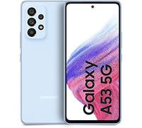 Samsung Galaxy A53 5G Smartphone Android, Display Infinity-O FHD+ Super AMOLED 6.5”, 8GB RAM e 256GB di memoria interna espandibile, Batteria 5000 mAh, Awesome Blue (Versione Italiana)