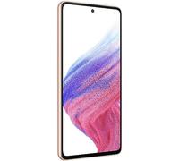 Samsung Galaxy A53 5G Smartphone Android, Display Infinity-O FHD+ Super AMOLED 6.5”, 8GB RAM e 256GB di memoria interna espandibile, Batteria 5.000 mAh, Awesome Peach (Versione Italiana)