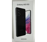 Samsung Galaxy A53 5G Smartphone Android Display Infinity-O FHD+ Super AMOLED 6,5 Zoll ¹, 6 GB RAM und 128 GB interner Speicher erweiterbar², Akku 5.000 mAh, Awesome Schwarz [Italienische Version]