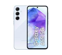 Samsung Galaxy A55 5G Display FHD+ Super AMOLED 6.6'', Android 14, 8GB RAM, 256GB, Dual SIM, Batteria 5.000 mAh, Awesome Iceblue Samsung