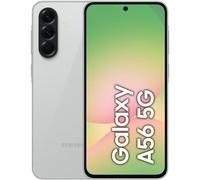 Samsung Galaxy A56 5G, Smartphone con Funzioni intelligenti, Display Super AMOLED 6.7”, 8GB RAM, 128GB, Camera 50MP, Batteria 5.000 mAh, IP67, Awesome Lightgray