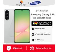 Samsung Galaxy A56 5G Smartphone 6,7 pollici Super AMOLED Display 120Hz frequenza di aggiornamento 50MP fotocamera posteriore 5000mAh Batteria Pink