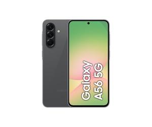 Samsung Galaxy A56 5G, smartphone Android, 256 Go de stockage, 8 Go de RAM, graphite, 6 mises à niveau du système d'exploitation, grand écran, longue durée de vie de la batterie (version Émirats