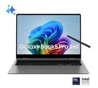 Samsung Galaxy Book Galaxy Book5 Pro 360 Intel Core Ultra 7 256V Computer portatile 40,6 cm (16") Touch screen WQXGA+ 16 GB LPDDR5x-SDRAM 512 GB SSD Wi-Fi 7 (802.11be) Windows 11 Home Grigio