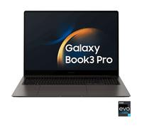 SAMSUNG Galaxy Book3 Pro, 16 ", processore Intel® Core I7 1360P (Evo), INTEL Iris Xe Graphics, GB, 512 GB SSD, Graphite