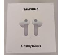 Samsung Galaxy Buds4, cuffie Bluetooth wireless, altoparlante a 1 via, auricolari in-ear adattivi con cancellazione del rumore con audio 360, agente AI con controllo vocale, bianco