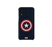 Samsung Galaxy Friends - Cover Marvel's Captain America Galaxy A40 (GP-FGA405HIB), colore: Blu