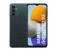 Samsung - Galaxy M23 5G, Smartphone Android senza contratto, schermo TFT Infinity-V da 6,6 pollici, batteria da 5000 mAh, 4 GB di RAM, memoria da 128 GB, doppia SIM, verde scuro