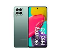 Samsung Galaxy M53 5G Smartphone Android Display 6.7¹ FHD+ Super AMOLED Plus, Batteria 5.000 mAh, RAM 6GB Memoria interna 128 GB espandibile², Green [Versione italiana] Esclusiva Amazon